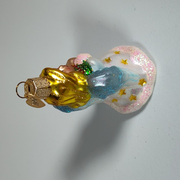 Old World Christmas angel with lyre glass Christmas tree ornament - Picture 4 of 7